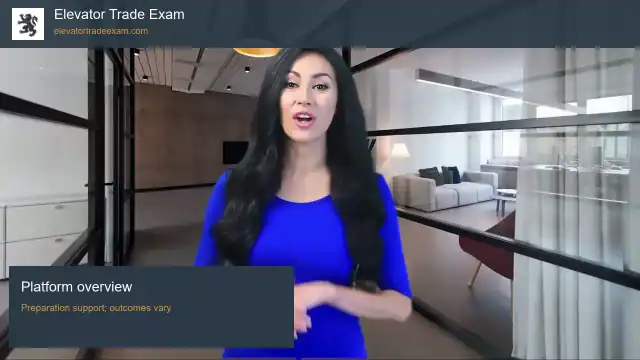 Elevator Trade Exam study platform video
